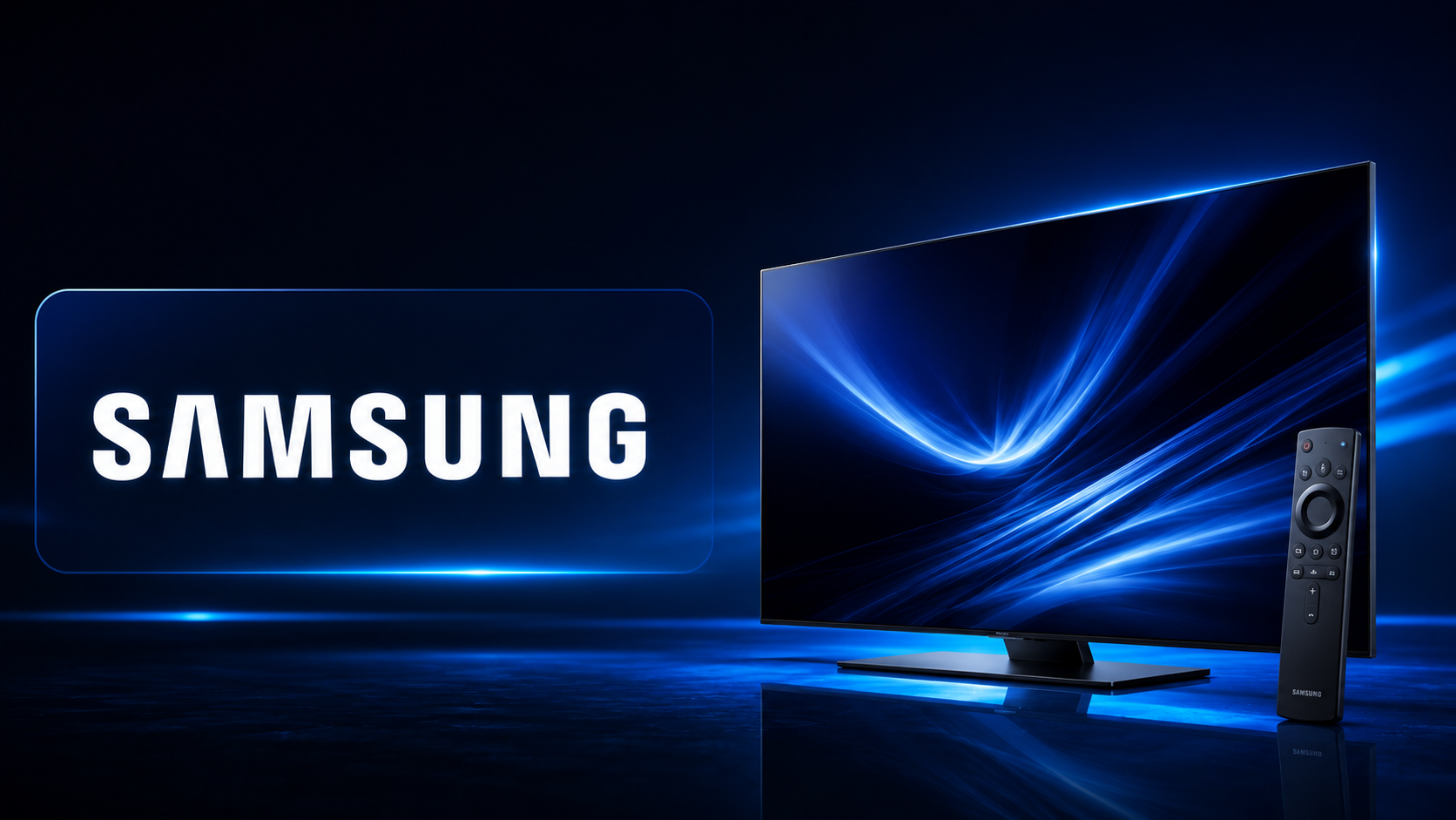 Smart TV moderne affichant une interface Smart IPTV compatible avec Lumi IPTV.